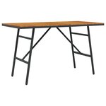 vidaXL Ensemble de Canapé de Jardin de 2 Pièces avec Coussins Noir Poly Rotin