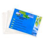 Sachet De 20 Pochettes Perforées Horizontales Exactive - Polypropylène Lisse 5 5/100e - Cristal - X 5 - Exacompta