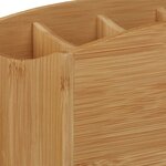 Organiseur de bureau distributeur 26 cm bambou 13_0001754