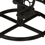 vidaXL Tabourets de bar lot de 2 bois massif de récupération