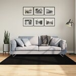vidaXL Tapis HUARTE à poils courts doux et lavable noir 120x170 cm