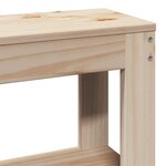 vidaXL Cadre de lit sans matelas 120x200 cm bois de pin massif
