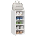 vidaXL Armoire à chaussures Blanc 31 5x35x70 cm Bois d'ingénierie