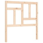 vidaXL Cadre de lit sans matelas 90x200 cm bois massif