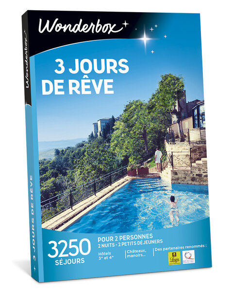 Coffret cadeau - WONDERBOX - 3 jours de rêve