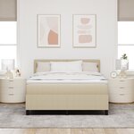 vidaXL Lit avec Sommier avec Matelas Vert Lime 140x200 cm en Tissu en Velours Côtelé