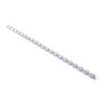 Boite 25 Reliures Spirales Plastique 8mm - Blanc - Exacompta