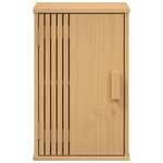 Cabinet de rangement de salle de bain vidaXL 35x30x55 cm en bois de pin massif