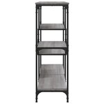 vidaXL Table console sonoma gris 103x32x95 cm bois d'ingénierie