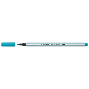 Feutre pinceau pen 68 brush  bleu clair stabilo