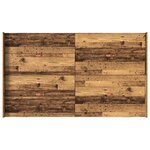 vidaXL Cadre de Lit de Rangement Bois Ancien 120x190 cm Bois d'Ingénierie