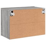 vidaXL Meuble TV mural sonoma gris 60x30x41 cm