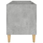 vidaXL Armoire à disques gris béton 74 5x38x48 cm bois d'ingénierie