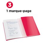 Cahier EASYBOOK Agrafé 24x32 cm 96 pages grands carreaux 90g Couleurs aléatoire OXFORD