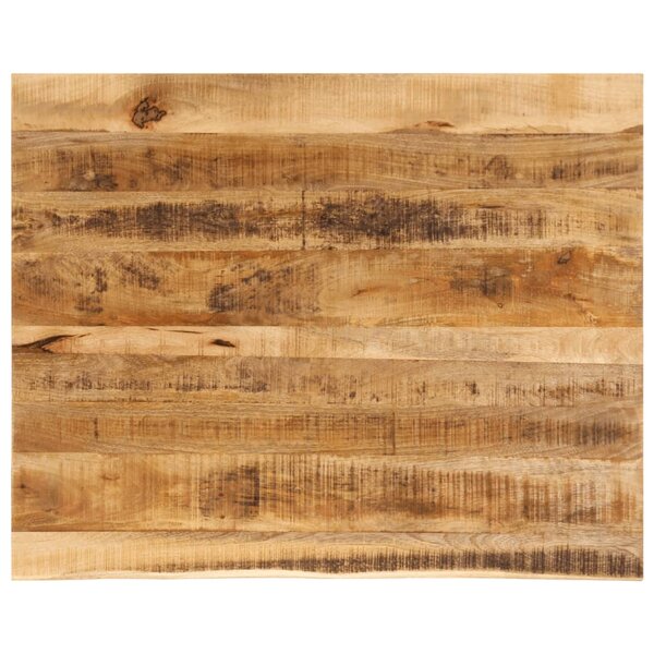 vidaXL Dessus de table 100x80x2 5cm bord vif bois massif manguier brut