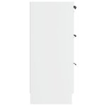 vidaXL Buffet Blanc 60x30x70 cm Bois d'ingénierie