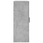 vidaXL Armoire murale gris béton 69 5x34x90 cm