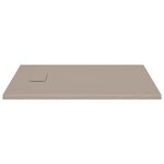 vidaXL Receveur de douche SMC Marron 100x80 cm