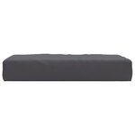 vidaXL Coussin de palette anthracite 60x60x8 cm tissu oxford