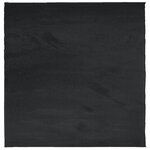 vidaXL Tapis OVIEDO à poils courts noir 160x160 cm
