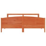 vidaXL Cadre de lit sans matelas cire marron 180x200cm bois pin massif