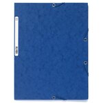Chemise 3 Rabats À Élastiques Carte Lustrée 400g/m2 - A4 - Couleurs Assorties - X 50 - Exacompta