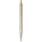 Stylo bille Parker IM Monochrome  Champagne  encre bleue  Coffret cadeau