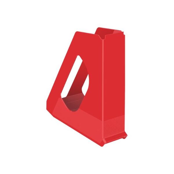 Porte-revues Vivida en PVC oeillet L7,2 x H25,6 x P26 cm rouge ESSELTE