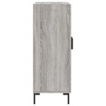vidaXL Buffet sonoma gris 69 5x34x90 cm bois d'ingénierie