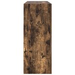 vidaXL Buffet Chêne Fumé Bois d'Ingénierie 116 x 30 x 75 cm
