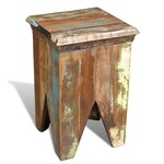 vidaXL Tabouret Bois de récupération massif