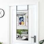 vidaXL Miroir de porte Noir 40x100 cm Verre et aluminium