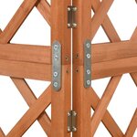 vidaXL Treillis d'angle 50x50x145 cm Bois de sapin massif