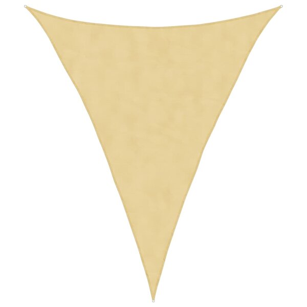 vidaXL Voile d'ombrage sable 4x5x5 m 100   polyester oxford