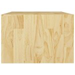 vidaXL Table basse 75x50x33 5 cm Bois de pin massif