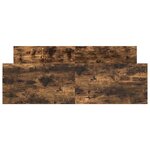 vidaXL Cadre de lit sans matelas chêne fumé 120x200 cm