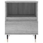vidaXL Tables de chevet 2 Pièces sonoma gris 40x35x50 cm bois ingénierie