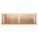 vidaXL Jardinière d'extérieur 90x31x31 cm bois de pin massif