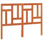 vidaXL Tête de lit cire marron 160 cm bois massif de pin