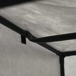 vidaXL Garde-robe Gris 75x50x160 cm