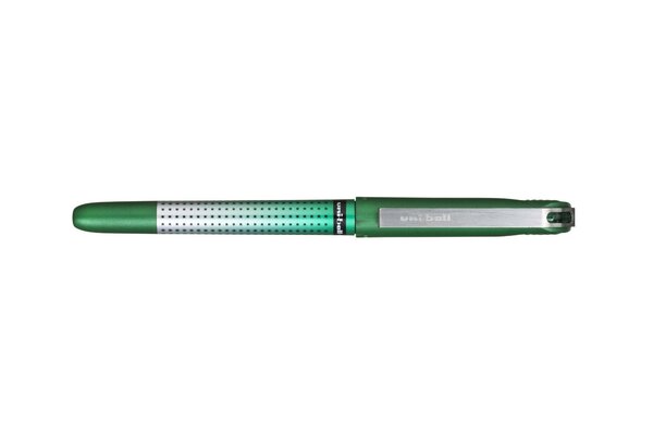 Roller encre liquide EYE UB185S Pte aiguille Fine 0,5mm Vert UNI-BALL
