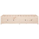 vidaXL Lit de jour sans matelas 90x200 cm bois de pin massif