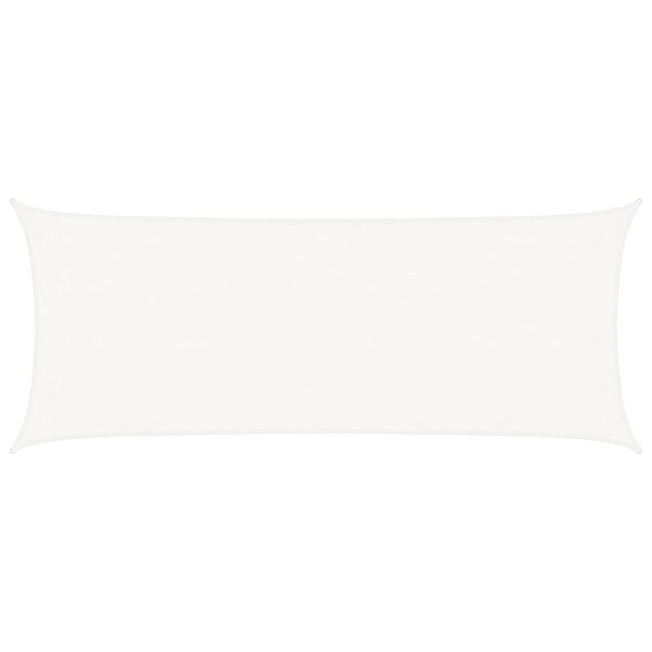 vidaXL Voile d'ombrage 160 g/m² Blanc 2x4 5 m PEHD