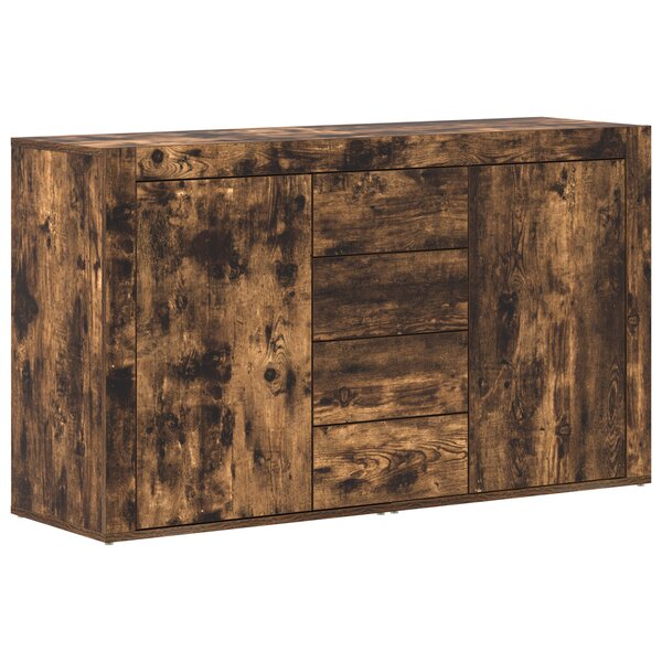 Buffet vidaXL Chêne fumé Bois d'ingénierie 120 x 36 x 69 cm Buffet
