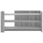 vidaXL Table basse sonoma gris 100x50x50 cm bois d'ingénierie