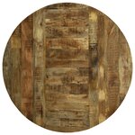 vidaXL Table ronde Ø160x76 cm Bois massif Bois de manguier