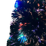 vidaXL Arbre de Noël pré-éclairé avec support 240 cm fibre optique
