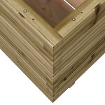vidaXL Jardinière 70x70x72 5 cm bois de pin imprégné