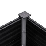 vidaXL Plate-forme surélevée de jardin 300x100x91 cm WPC Gris