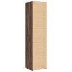 vidaXL Buffet haut chêne marron 45x42 5x185 cm bois d'ingénierie